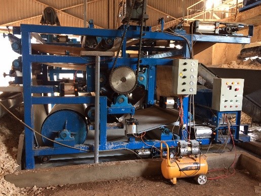 Dây chuyền thiết bị vắt sấy bã sắn