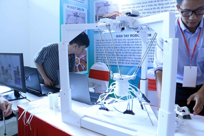 Robot mềm, nhựa từ vỏ trấu và hơn 100 công nghệ, thiết bị xanh tại Techmart 2026